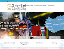 Tablet Screenshot of gransol.hu